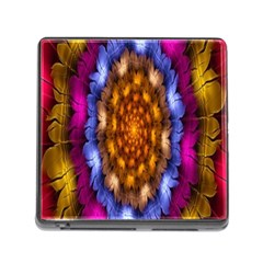 Fractal Flower Memory Card Reader (square 5 Slot) by Sparkle