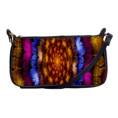 Fractal Flower Shoulder Clutch Bag by Sparkle