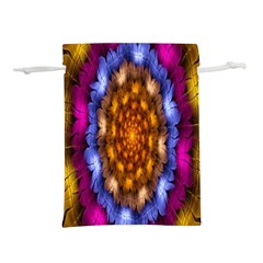 Fractal Flower Lightweight Drawstring Pouch (m) by Sparkle