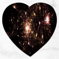 Glowing Sparks Jigsaw Puzzle (heart) by Sparkle