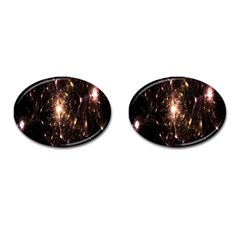 Glowing Sparks Cufflinks (oval) by Sparkle