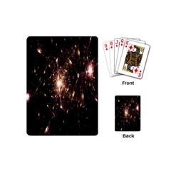 Glowing Sparks Playing Cards Single Design (mini) by Sparkle