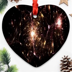 Glowing Sparks Ornament (heart) by Sparkle