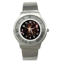 Glowing Sparks Stainless Steel Watch by Sparkle