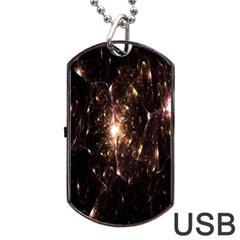 Glowing Sparks Dog Tag Usb Flash (two Sides) by Sparkle