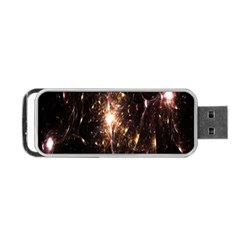 Glowing Sparks Portable Usb Flash (one Side) by Sparkle