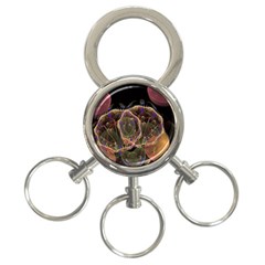 Fractal Geometry 3-ring Key Chain by Sparkle