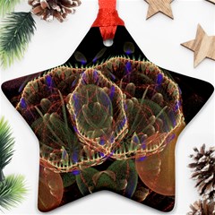 Fractal Geometry Star Ornament (two Sides) by Sparkle