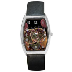 Fractal Geometry Barrel Style Metal Watch by Sparkle