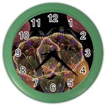 Fractal Geometry Color Wall Clock Front