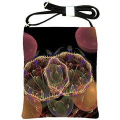 Fractal Geometry Shoulder Sling Bag by Sparkle