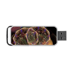 Fractal Geometry Portable Usb Flash (one Side) by Sparkle