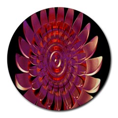 Chakra Flower Round Mousepads by Sparkle