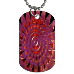 Chakra Flower Dog Tag (one Side) by Sparkle