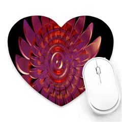 Chakra Flower Heart Mousepads by Sparkle