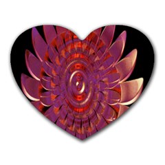 Chakra Flower Heart Mousepads by Sparkle