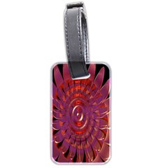 Chakra Flower Luggage Tag (two Sides) by Sparkle