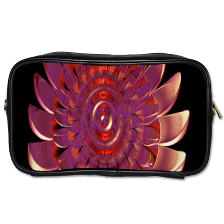 Chakra Flower Toiletries Bag (Two Sides)