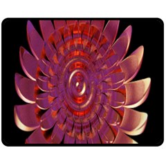 Chakra Flower Fleece Blanket (medium)  by Sparkle