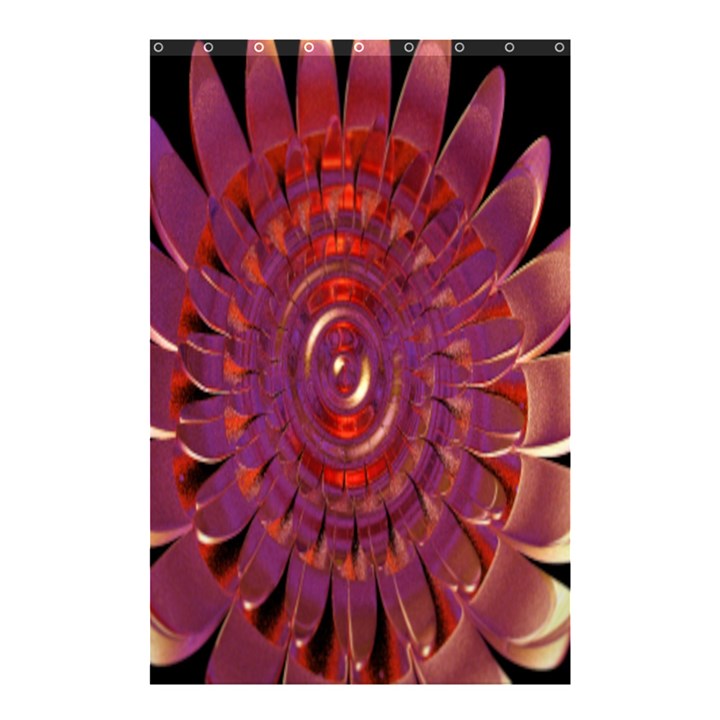 Chakra Flower Shower Curtain 48  x 72  (Small) 