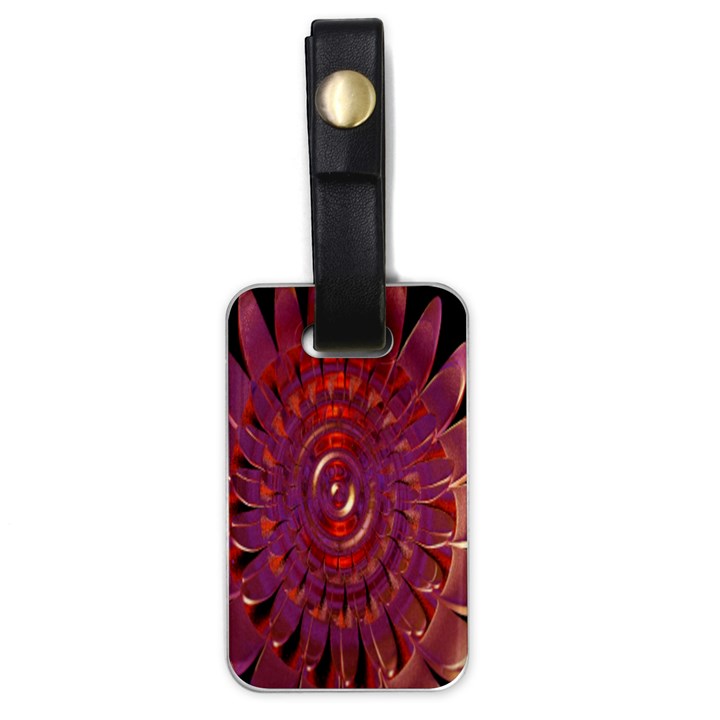 Chakra Flower Luggage Tag (one side)