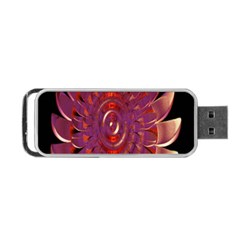 Chakra Flower Portable Usb Flash (one Side) by Sparkle