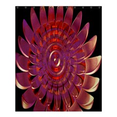 Chakra Flower Shower Curtain 60  X 72  (medium)  by Sparkle