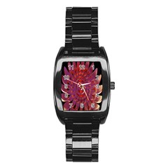 Chakra Flower Stainless Steel Barrel Watch