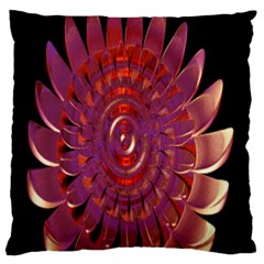 Chakra Flower Standard Flano Cushion Case (two Sides) by Sparkle