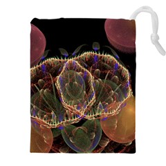 Fractal Geometry Drawstring Pouch (4xl) by Sparkle