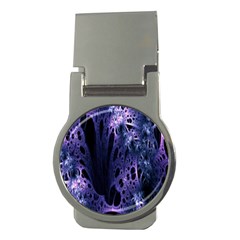 Fractal Web Money Clips (round)  by Sparkle