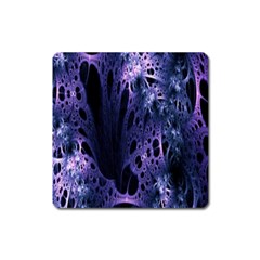 Fractal Web Square Magnet