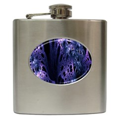 Fractal Web Hip Flask (6 Oz) by Sparkle