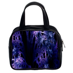 Fractal Web Classic Handbag (two Sides) by Sparkle