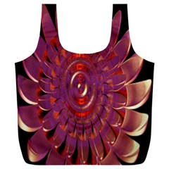 Chakra Flower Full Print Recycle Bag (xxl) by Sparkle