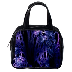 Fractal Web Classic Handbag (one Side) by Sparkle