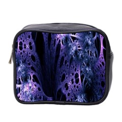 Fractal Web Mini Toiletries Bag (two Sides) by Sparkle