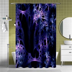 Fractal Web Shower Curtain 48  X 72  (small)  by Sparkle