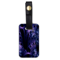 Fractal Web Luggage Tag (one Side) by Sparkle