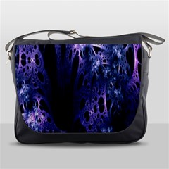 Fractal Web Messenger Bag by Sparkle