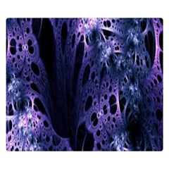 Fractal Web Double Sided Flano Blanket (small)  by Sparkle