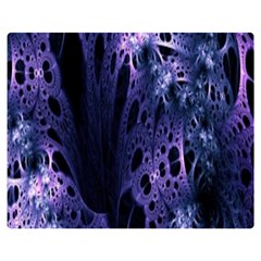 Fractal Web Double Sided Flano Blanket (medium)  by Sparkle