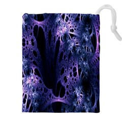 Fractal Web Drawstring Pouch (4xl) by Sparkle