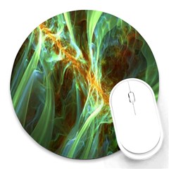 Abstract Illusion Round Mousepads by Sparkle