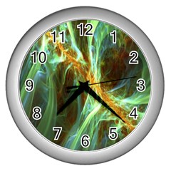 Abstract Illusion Wall Clock (silver) by Sparkle