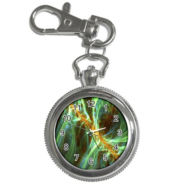 Abstract Illusion Key Chain Watches