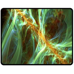 Abstract Illusion Fleece Blanket (medium)  by Sparkle