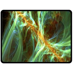 Abstract Illusion Fleece Blanket (large)  by Sparkle