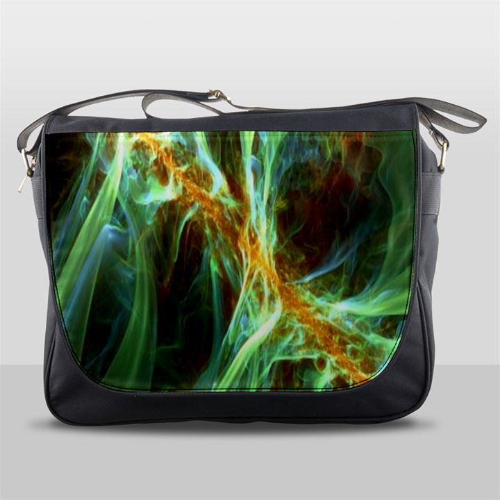 Abstract Illusion Messenger Bag