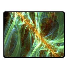 Abstract Illusion Double Sided Fleece Blanket (small)  by Sparkle